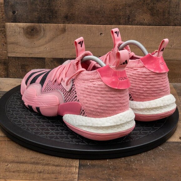 ADIDAS TRAE YOUNG 2.0 PINK TRAP HOUSE MENS ATHLETIC SHOES BASKETBALL PINK SZ 13 - Picture 6 of 9